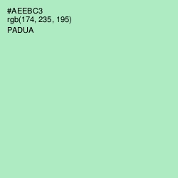 #AEEBC3 - Padua Color Image