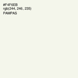 #F4F6EB - Pampas Color Image