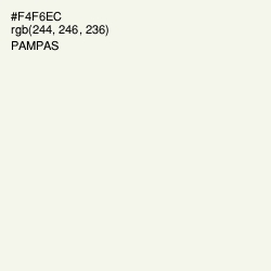 #F4F6EC - Pampas Color Image