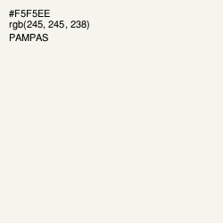 #F5F5EE - Pampas Color Image