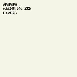 #F6F6E8 - Pampas Color Image