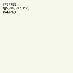 #F6F7EB - Pampas Color Image