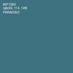 #3F7280 - Paradiso Color Image