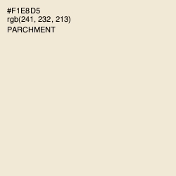 #F1E8D5 - Parchment Color Image