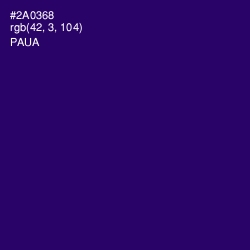 #2A0368 - Paua Color Image