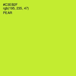 #C3EB2F - Pear Color Image