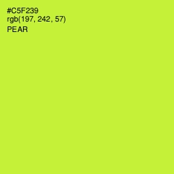 #C5F239 - Pear Color Image