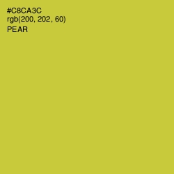 #C8CA3C - Pear Color Image