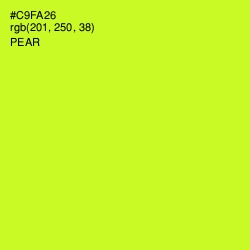 #C9FA26 - Pear Color Image