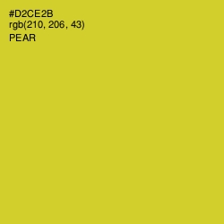 #D2CE2B - Pear Color Image