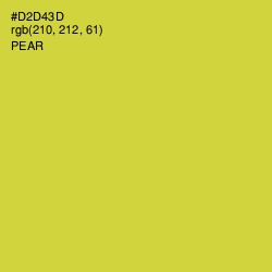 #D2D43D - Pear Color Image