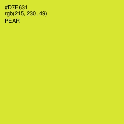 #D7E631 - Pear Color Image