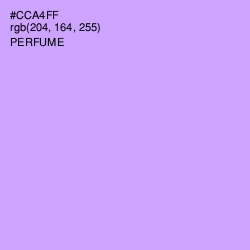 #CCA4FF - Perfume Color Image