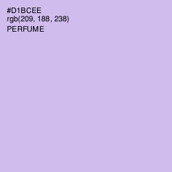 #D1BCEE - Perfume Color Image