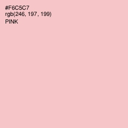 #F6C5C7 - Pink Color Image