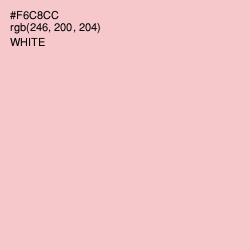 #F6C8CC - Pink Color Image