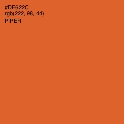 #DE622C - Piper Color Image
