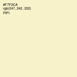 #F7F2CA - Pipi Color Image