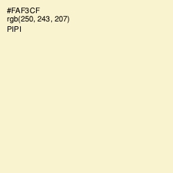 #FAF3CF - Pipi Color Image