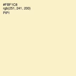 #FBF1C8 - Pipi Color Image