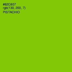 #82C807 - Pistachio Color Image
