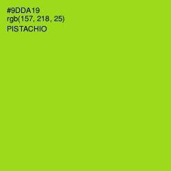 #9DDA19 - Pistachio Color Image