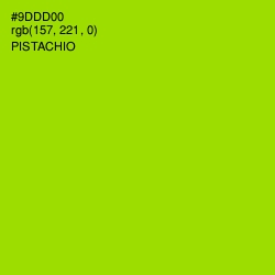 #9DDD00 - Pistachio Color Image
