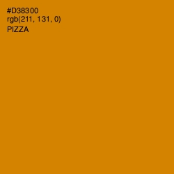 #D38300 - Pizza Color Image