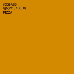 #D38A00 - Pizza Color Image