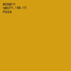 #D39E11 - Pizza Color Image