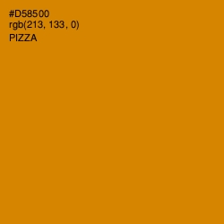 #D58500 - Pizza Color Image