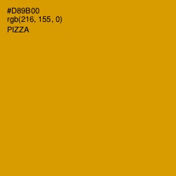 #D89B00 - Pizza Color Image