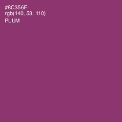 #8C356E - Plum Color Image