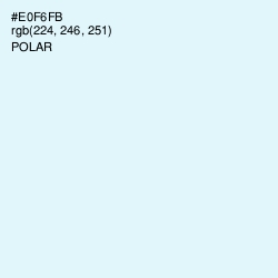 #E0F6FB - Polar Color Image