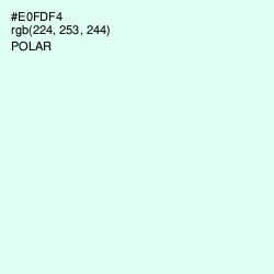 #E0FDF4 - Polar Color Image