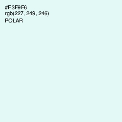 #E3F9F6 - Polar Color Image