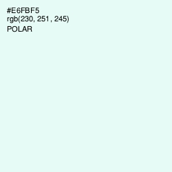 #E6FBF5 - Polar Color Image