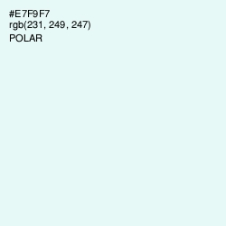 #E7F9F7 - Polar Color Image