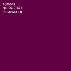 #600043 - Pompadour Color Image