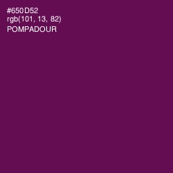 #650D52 - Pompadour Color Image