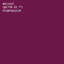 #6C1647 - Pompadour Color Image
