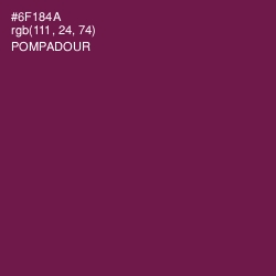 #6F184A - Pompadour Color Image