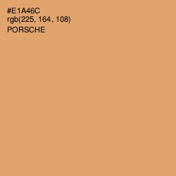 #E1A46C - Porsche Color Image