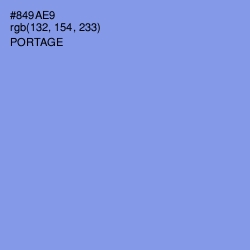 #849AE9 - Portage Color Image
