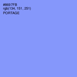 #8697FB - Portage Color Image