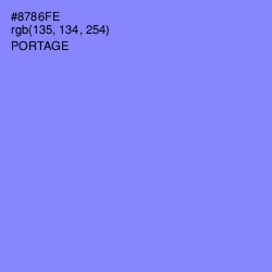 #8786FE - Portage Color Image