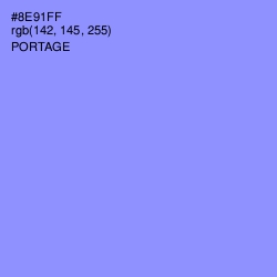 #8E91FF - Portage Color Image