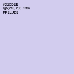 #D2CDEE - Prelude Color Image