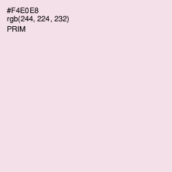 #F4E0E8 - Prim Color Image