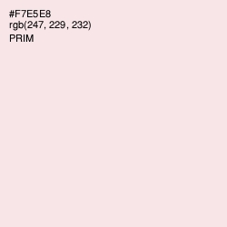 #F7E5E8 - Prim Color Image
